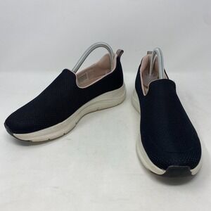 Skechers Sneakers Womens 8.5 Black Hands Free Slip On Arch Comfort Cushioned